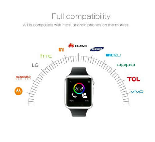 A1 bluetooth smart watch cartoon words SIM card multilingual electronic tracking device is suitable