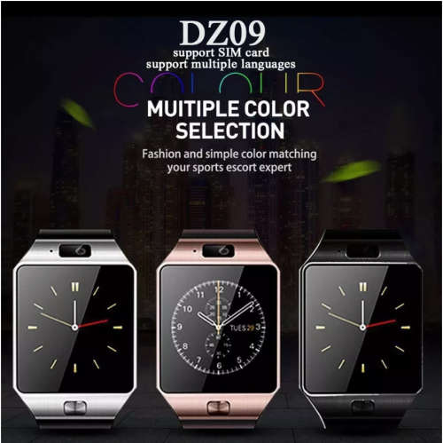 DZ09 Smart Watch Support SIM Card Multiple Languages Touchscreen Bluetooth Sports Fitness Tracker Ca