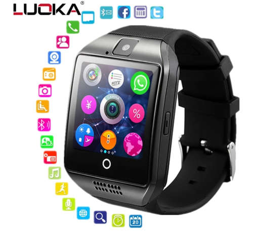 New Digital Touch Smart watch clock Q18 SmartWatch Support Sim TF Card Phone Call Push Message Camer