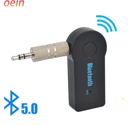 2 in 1 Wireless Bluetooth 5.0 Receiver Transmitter Adapter 3.5mm Jack For Car Music Audio Aux A2dp