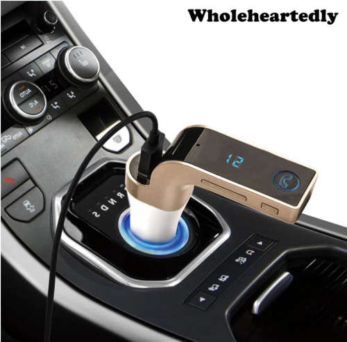 Car Bluetooth FM Transmitter MP3 Audio Player Wireless HandsFree FM Modulator Car Kit USB Charger