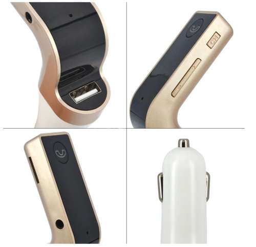 Car Bluetooth FM Transmitter MP3 Audio Player Wireless HandsFree FM Modulator Car Kit USB Charger