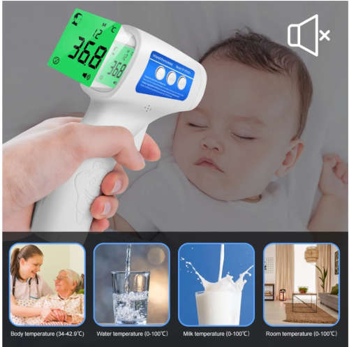 Forehead Digital Thermometer Non Contact Infrared Medical Thermometer Body Temperature Fever
