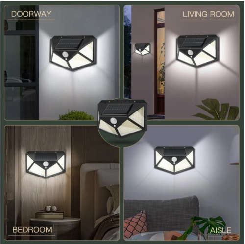 Solar Led Light Outdoor Outdoor Lighting Waterproof Street Lamp LED with PIR Motion Sensor LED