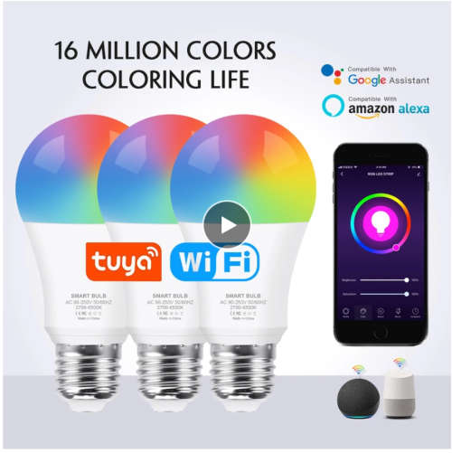 Tuya E27 Led Lights Bulb RGB CW WW Led Lamp Bulb