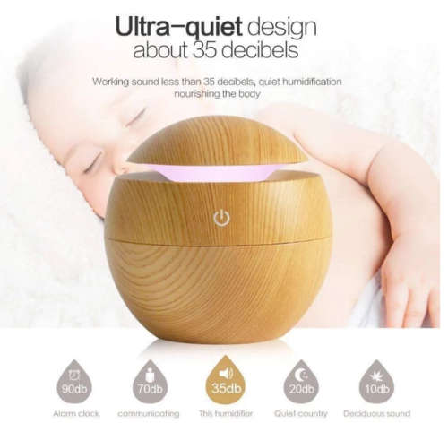 Wooden Aroma Diffuser Humidifier cool mist Air Diffuser Air Purifier humidifier for bedroom