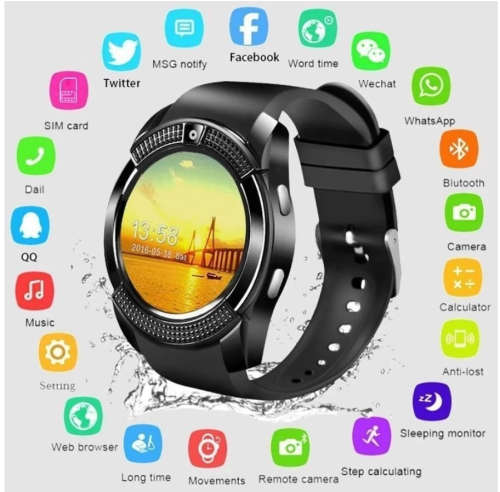 New Smart Watch Men`s Bluetooth Sports Watch Ladies Ladies Smart Watch for Android Information
