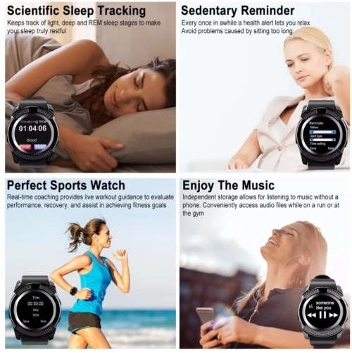 New Smart Watch Men`s Bluetooth Sports Watch Ladies Ladies Smart Watch for Android Information