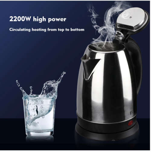 Electric Kettle Stainless Steel 2 Liter Tea Kettle, Hot Water Boiler Auto Shut-Off, Boil-Dry Protect