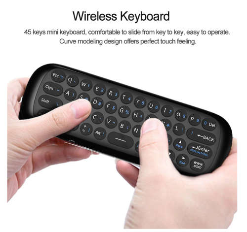 Air Mouse 2.4G Wireless Keyboard Remote Control IR Remote Learning 6-Axis Motion Sense for Smart TV