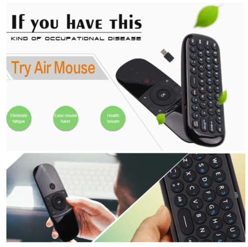 Air Mouse 2.4G Wireless Keyboard Remote Control IR Remote Learning 6-Axis Motion Sense for Smart TV