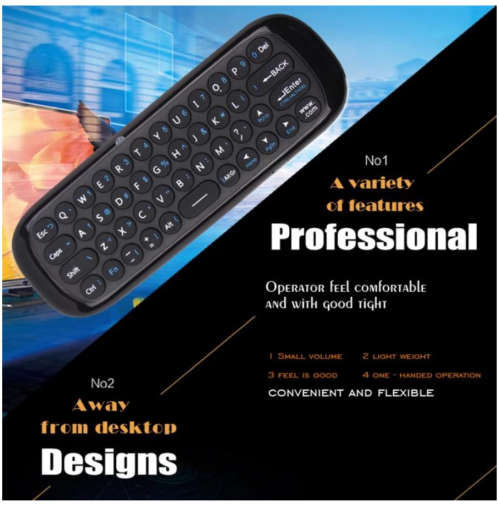 Air Mouse 2.4G Wireless Keyboard Remote Control IR Remote Learning 6-Axis Motion Sense for Smart TV