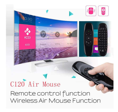 C120 Backlit Fly Air Mouse Gyro Sensor English Russian Wireless flying squirrel keyboard remote For