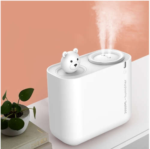 3000ml USB Cactus air Humidifier Large Capacity Double Nozzle Ultrasonic Cool Humidificador Aroma
