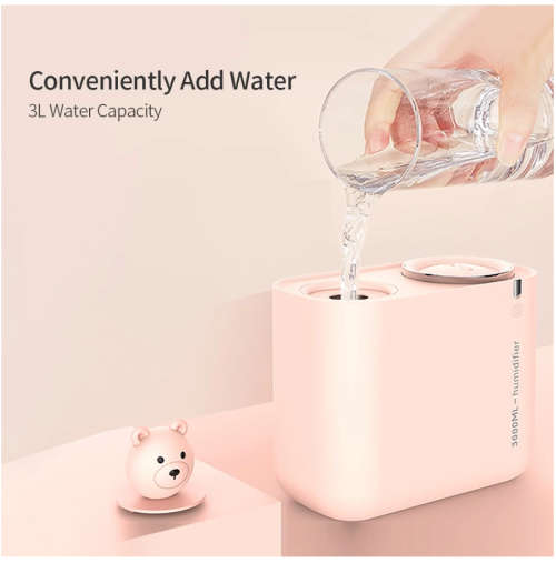 3000ml USB Cactus air Humidifier Large Capacity Double Nozzle Ultrasonic Cool Humidificador Aroma