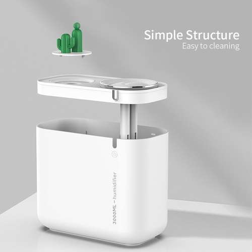 3000ml USB Cactus air Humidifier Large Capacity Double Nozzle Ultrasonic Cool Humidificador Aroma