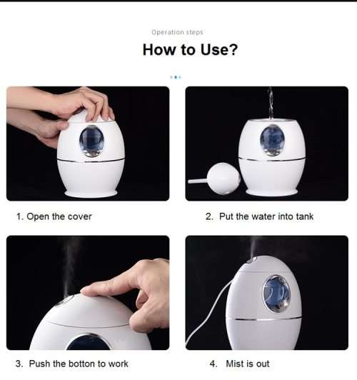 800Ml Large Capacity Air Humidifier USB Aroma Diffuser Ultrasonic Cool Water Mist Diffuser