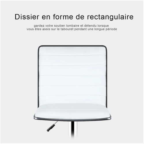 Bar Chair PU Leather Swivel Bar Stool Height Adjustable Kitchen Counter Pub Striped Chair Bar Stools