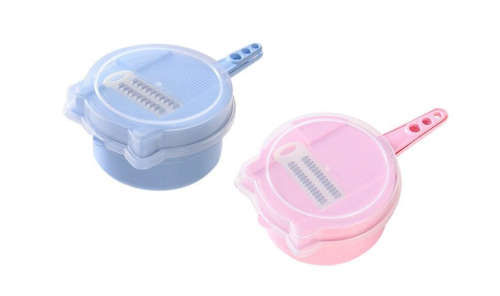 Multifunctional Kitchen Tool Cutter 9 Piece Set - Pink