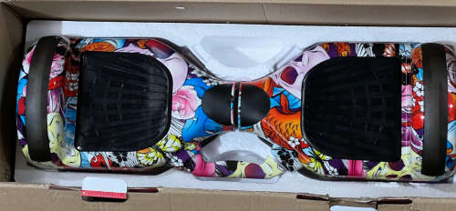 6.5` Hoverboard with Built In Handle - LED - Bluetooth - Demo