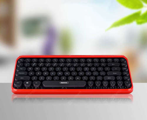 Remax K101 Wireless 2.4G Bluetooth Retro Typewriter Keyboard For Laptop, Desktop Computer