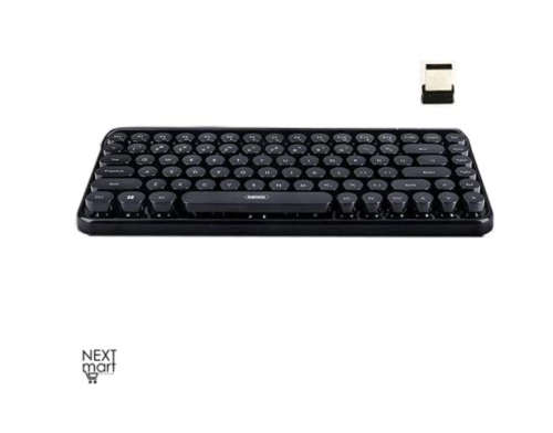 Remax K101 Wireless 2.4G Bluetooth Retro Typewriter Keyboard For Laptop, Desktop Computer