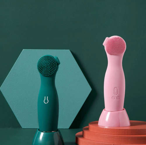 Electric Silicone Multifunctional Cleanser with Rotating Cleanser