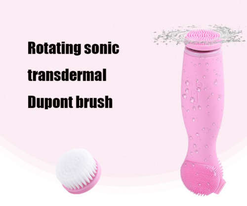 Electric Silicone Multifunctional Cleanser with Rotating Cleanser