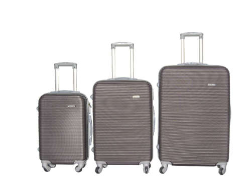 3 Piece Hard Outer Shell High Quality 360 Degree Rotating 4 Wheel Luggage Set in Multiple Colours
