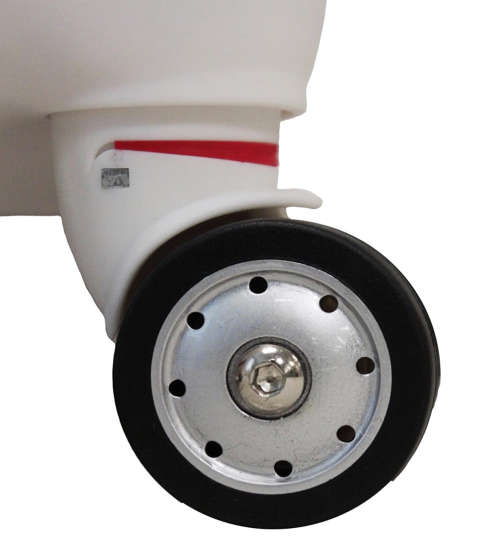 3 Piece Hard Outer Shell 360 Degree Rotating 4 Wheel Spinner Luggage Set - Hot Air Balloon Print