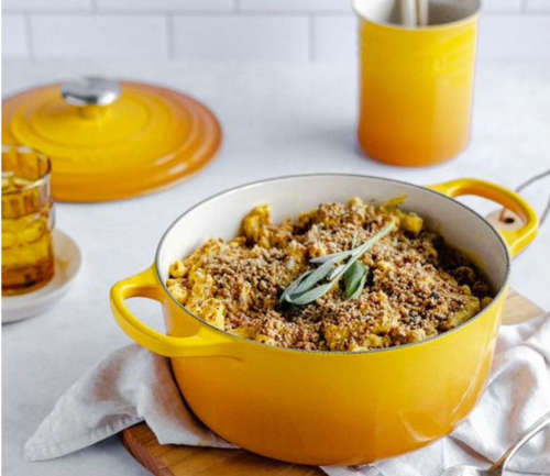 7 Piece Cast Iron Dutch Oven Cookware Set Ultra High Quality- Yellow