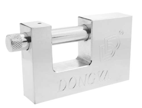 Shind Security Rectangular Steel Padlock - 90mm
