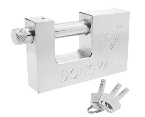 Shind Security Rectangular Steel Padlock - 90mm