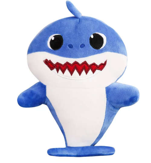 Plush Baby Shark LED Lighting Singing Shark Stuffed Soft Toy - ~30cm