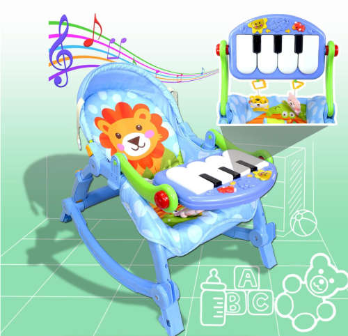 Baby Pedal Gym Chair with Removable Piano