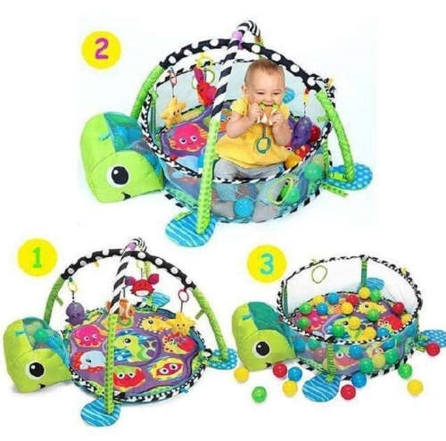 3-in-1 Activity Gym And Ball Pit