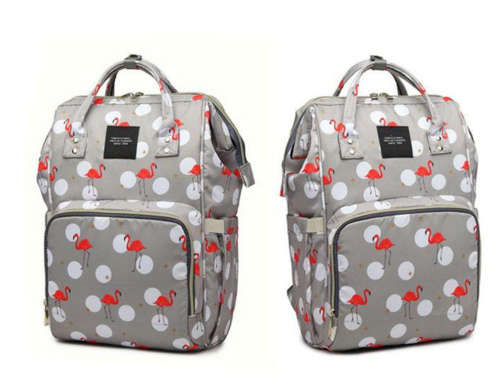 Mummy Maternity Nappy Bag Large Capacity Baby Travel Backpack - Grey