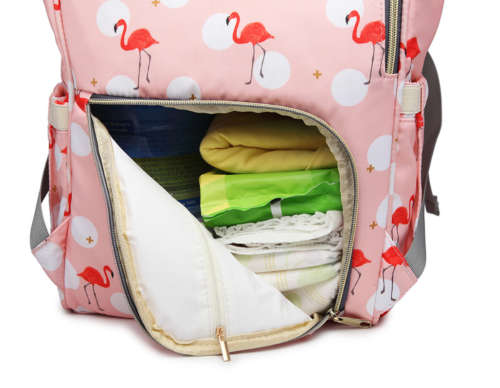 Mummy Maternity Nappy Bag Large Capacity Baby Travel Backpack - Grey