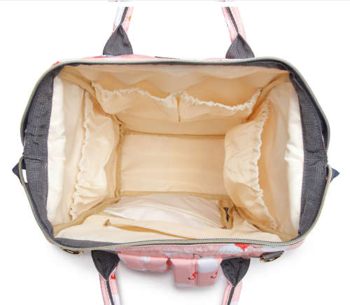 Mummy Maternity Nappy Bag Large Capacity Baby Travel Backpack - Grey