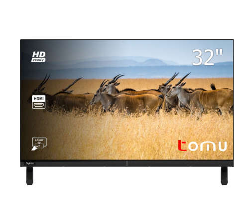 Syinix 32` Digital Satellite TV with i-Cast Built-In - 32E4M