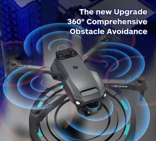 998 Pro Max Micro Foldable Drone Set With Dual Cameras