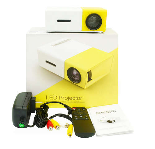 Portable HD LED Projector Laptop Home Cinema Theatre