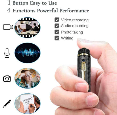 Portable Ballpoint Pen Camera Wifi Remote Monitoring One Button Quick Recording Wireless Mini Camera