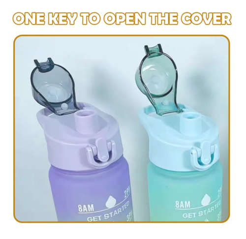 700ML Rehydrating Reminding Stylish High Quality Water Bottle with Holding Strap