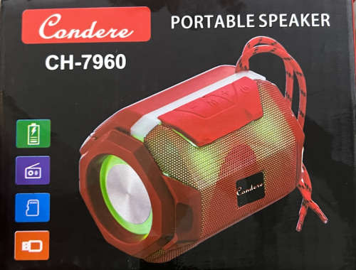 Condere Portable Wireless Bluetooth Speaker Compatible with All Android and iOS Devices/smartphones