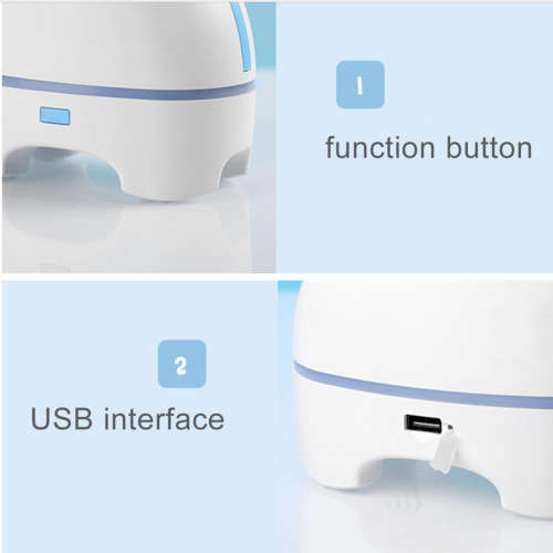 Elephant aroma diffuser, humidifier 120ml