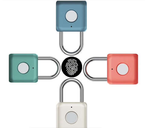 Smart Fingerprint Padlock Keyless AntiTheft Security Garden Shed Door Pad Lock