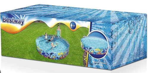 BESTWAY DEEP BLUE SEA SNAPSET POOL 2.44mX 46CM 2074 LITRES