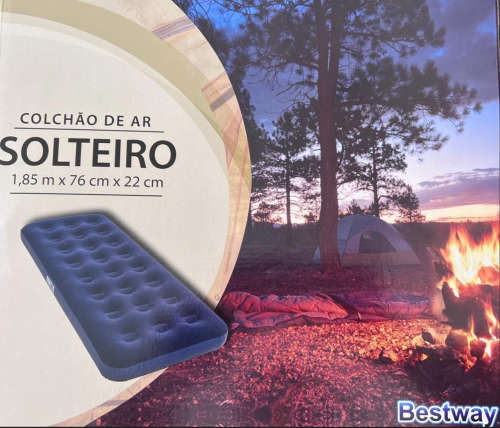 BESTWAY SOLTEIRO AIR MATTRESS 1.85MX76CMX22CM