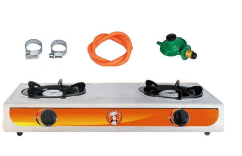 Good Mama 2 Plate Gas Stove - Demo Has small Scratch in the middle